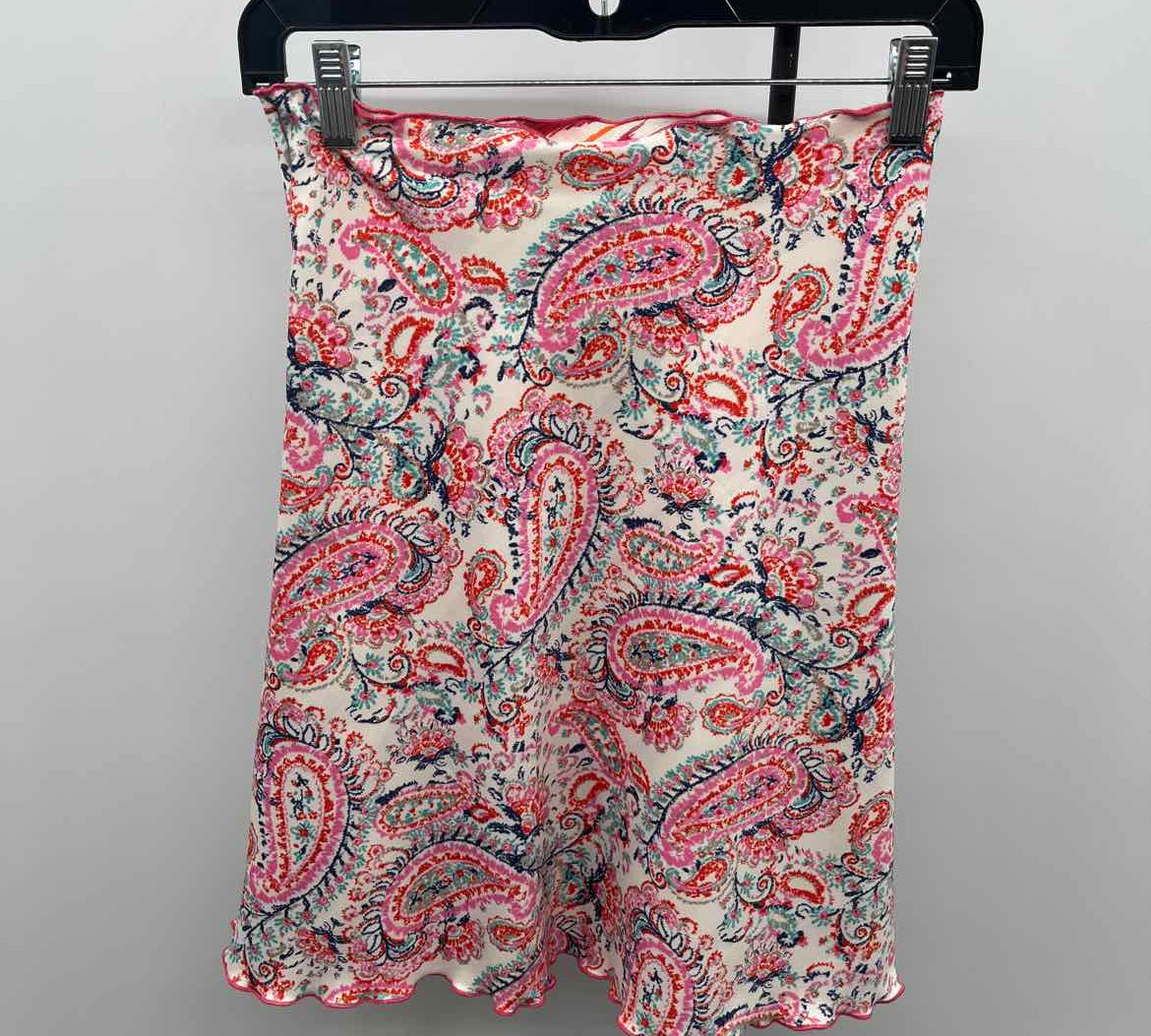 Haystacks Women's Size 4 Pink Paisley Skirt