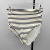 DSG Women's Size L White Stripe Swimsuit - 2 Piece