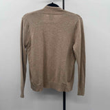 Aaeda Women's Size S Tan Floral Cardigan