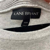 Lane Bryant Women's Size 14 Gray Heathered Dress
