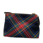 Back DOONEY & BOURKE Black Tartan Plaid BAGUETTE Shoulder Bag Purse