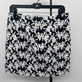 Mario Serrani Women's Size 14 Black Floral Skirt