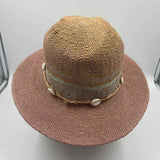 Sun N Sand Women's rose Woven Sun Hat
