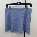 Ralph Lauren Women's Size 6 Blue Geometric Skirt