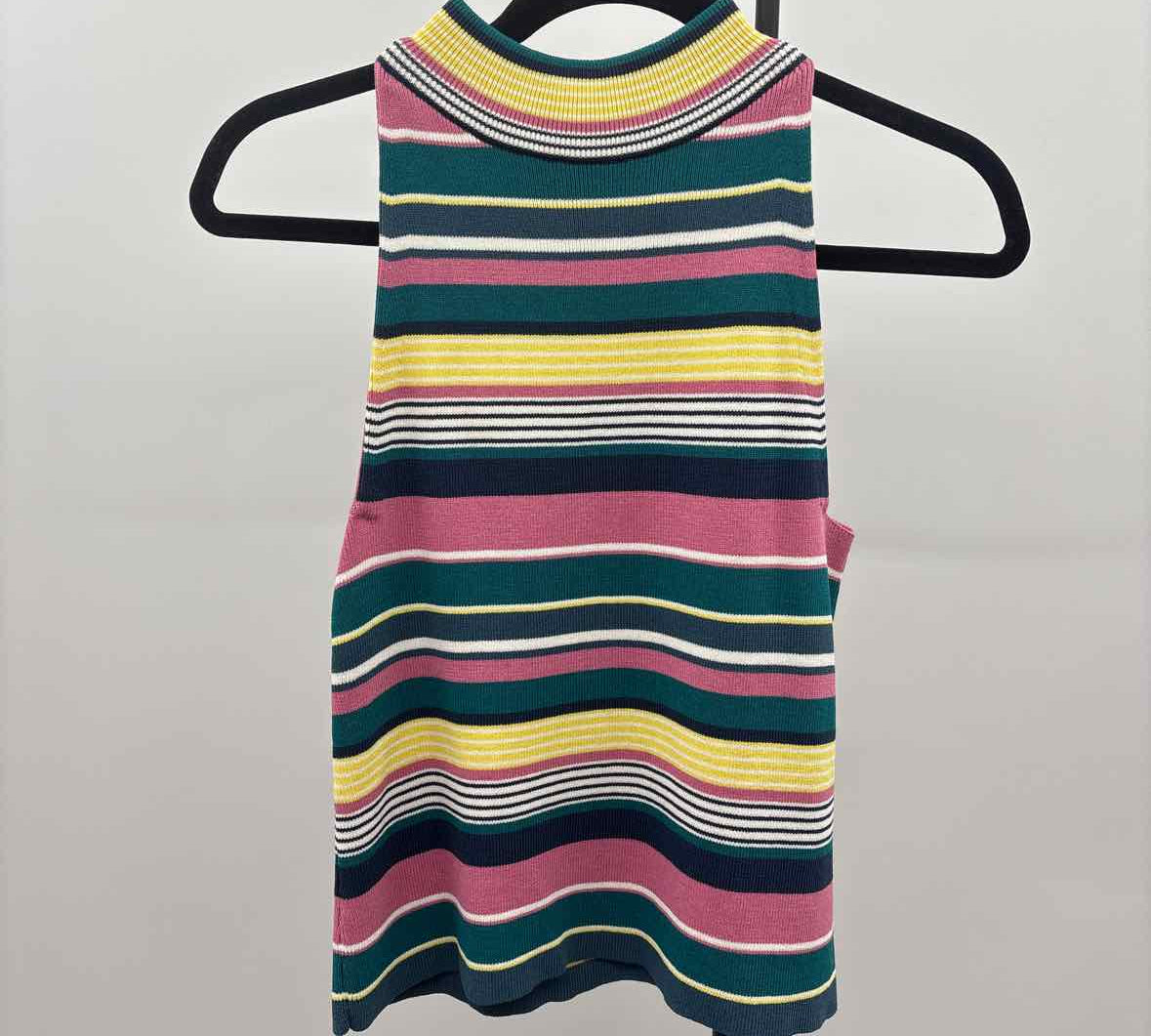 Maeve Women's Size XS Multi-Color Stripe Sleeveless Shirt