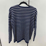 JJill Women's Size S Navy Stripe Sweater