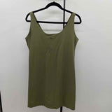 Nike Women's Size 14 Green Solid Dress