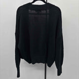 Banana Republic Women's Size XL Black Solid Cardigan