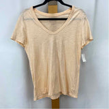 universal threads Women's Size S Peach Solid Short Sleeve Shirt