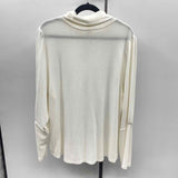 Anthropologie Junior's Size 2X Ivory Solid Sweater