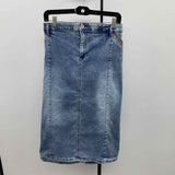 Cato Women's Size 22W Blue Solid Skirt