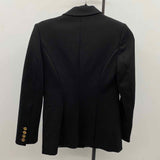 White House Black Market Women's Size 00 Black Solid Jacket