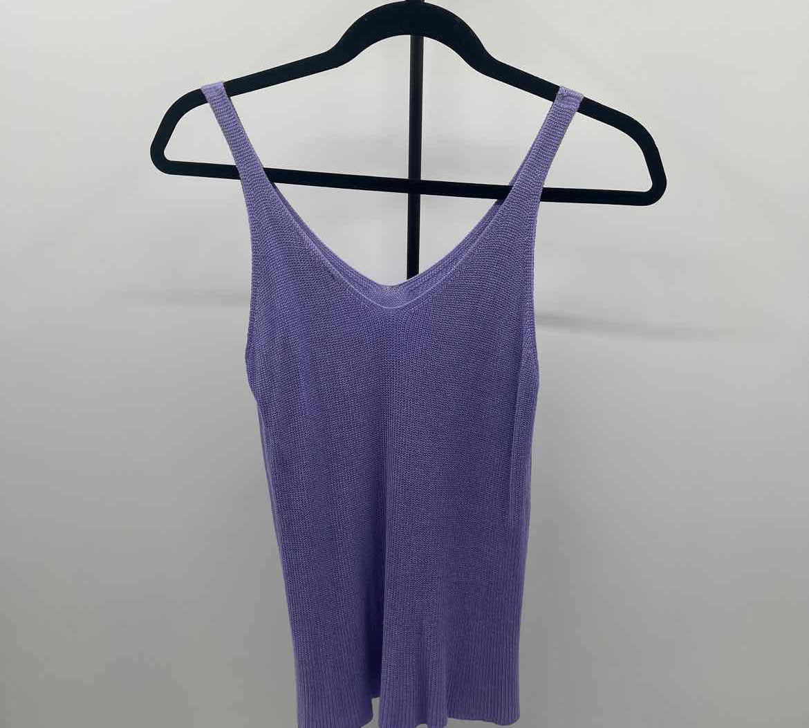 La Miel Women's Size M Lilac Solid Tank