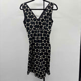 H & M Women's Size 6 Black Circles Dress