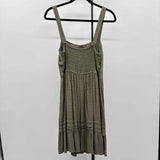 Love Stitch Women's Size 10 Olive Textured Dress
