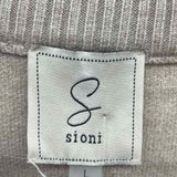 Sioni Women's Size L Tan Floral Cardigan