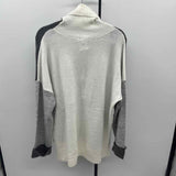 Tribal Women's Size XL Charcoal Color Block Sweater