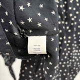 madewell Women's Size S Black Star Long Sleeve Shirt