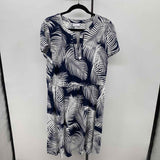 Liz Claiborne Women's Size 14 Navy Leaf Dress