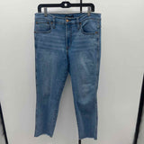J Crew Women's Size 10 Blue Solid Jeans