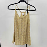 CABI Women's Size M Yellow dotted Tank