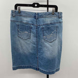 Style & Co. Women's Size 12 Blue Solid Skirt