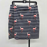 Talbots Women's Size 6 Navy Flamingo Skirt