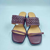 madewell Women's Shoe Size 7 Brown Woven Sandals