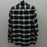 J Crew Men's Size L Navy Plaid Long Sleeve Shirt