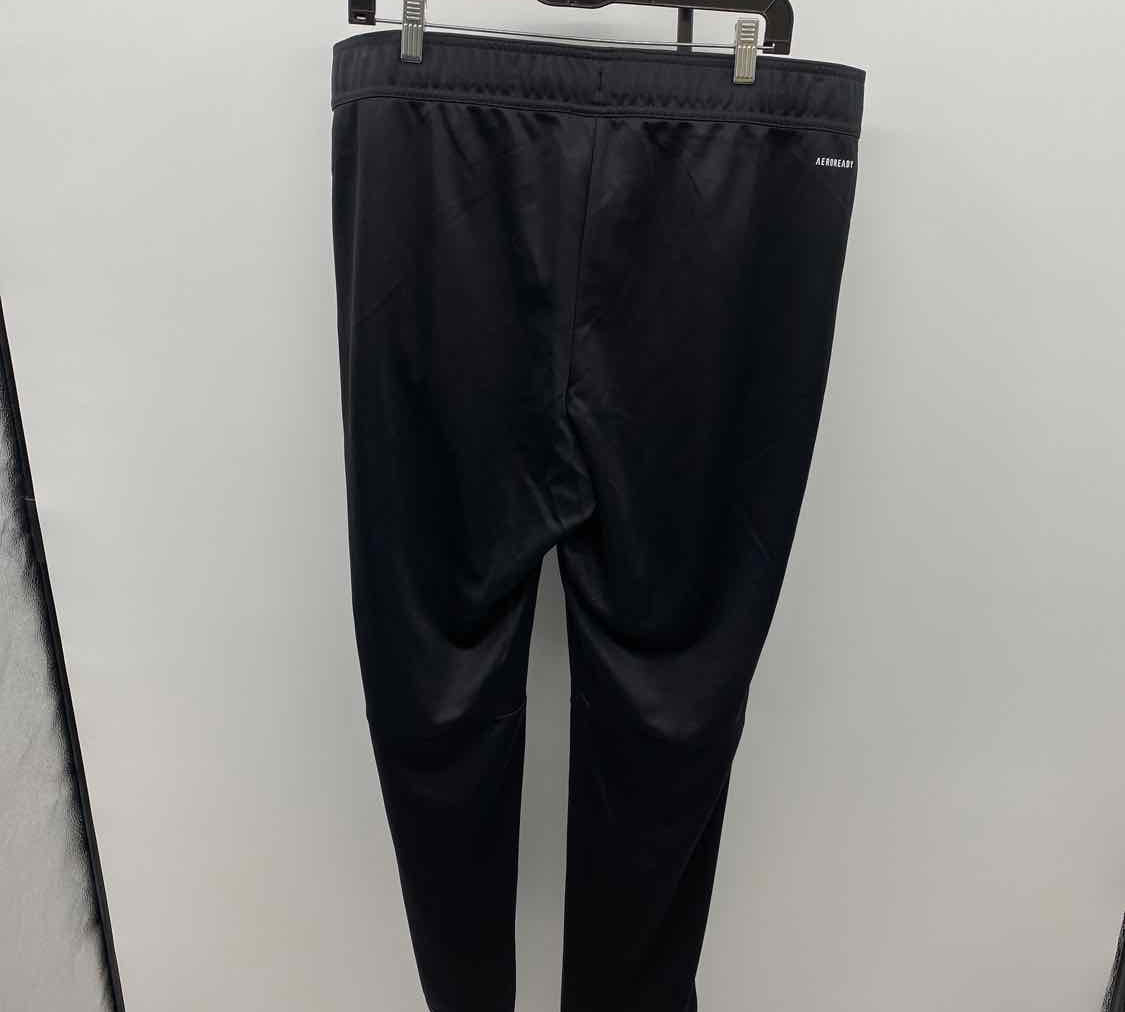 Adidas Junior's Size 18 Black Solid Sweatpants