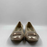 Anne Klein Women's Shoe Size 10 Gold Textured Flats