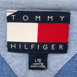 Tommy Hilfiger Men's Size L Blue Solid Sweater