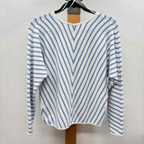 Philosophy Women's Size XS Blue Stripe Sweater
