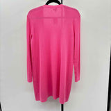 Talbots Women's Size SP Pink Ribbed Cardigan