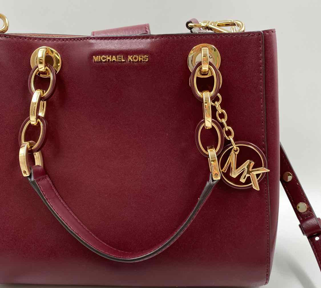 Michael Kors Women's Magenta Luxe Solid Purse