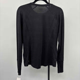 Athleta Women's Size M Black Heathered Long Sleeve Shirt