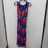 Iman Women's Size 6P Blue Floral Dress