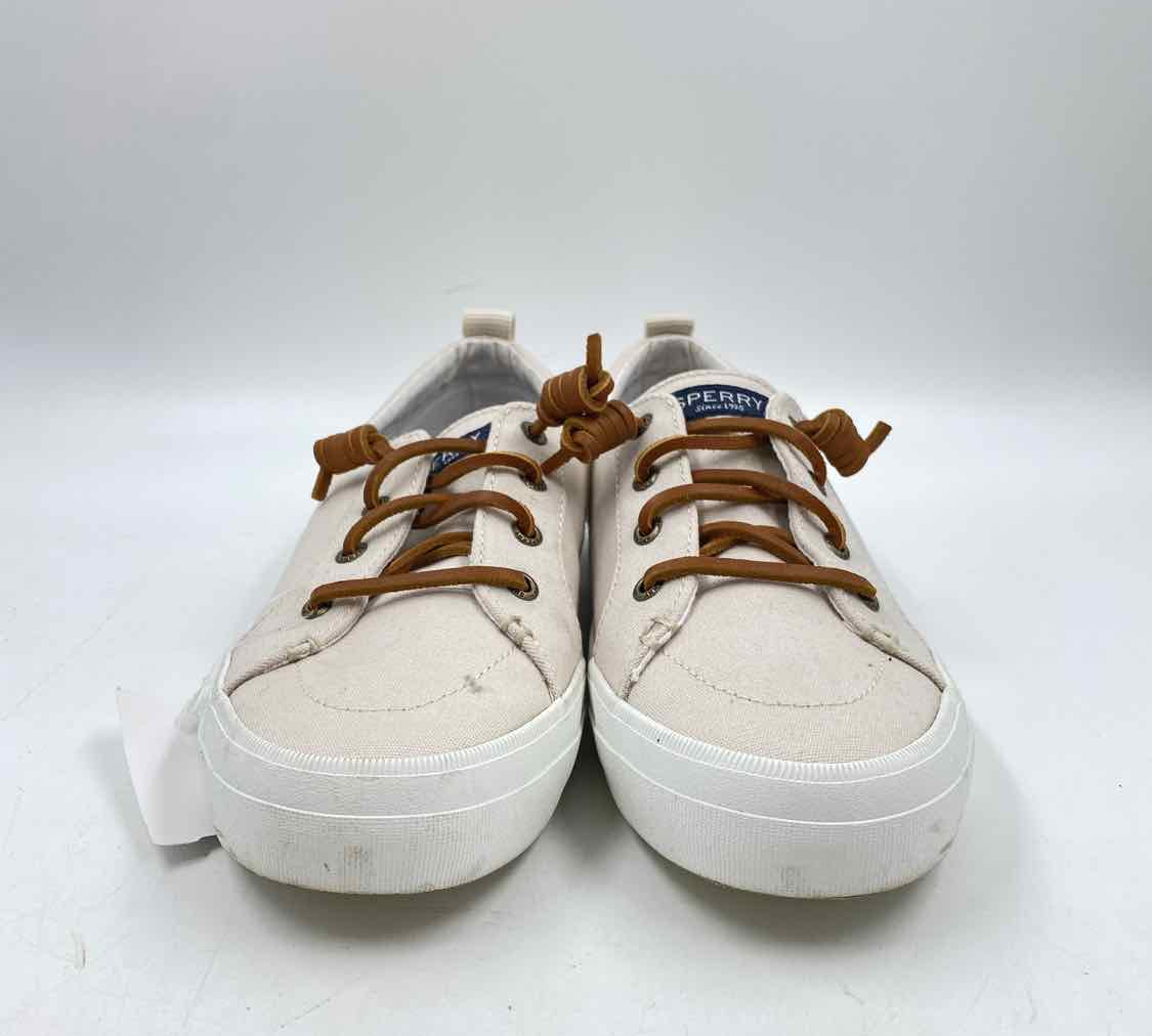 Sperry Women's Shoe Size 7.5 Beige Solid Sneakers