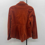 CABI Women's Size M Orange Corduroy Jacket