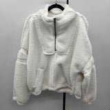 FP Movement Junior's Size L White Textured Jacket