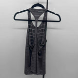 Athleta Women's Size M Charcoal Stripe Tank