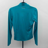 Tommy Bahama Women's Size XS Teal Solid Long Sleeve Shirt