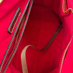 Interior DOONEY & BOURKE Olive Green Suede BRISTOL Satchel w/Crossbody Strap