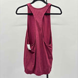 Athleta Women's Size M maroon Heathered Tank