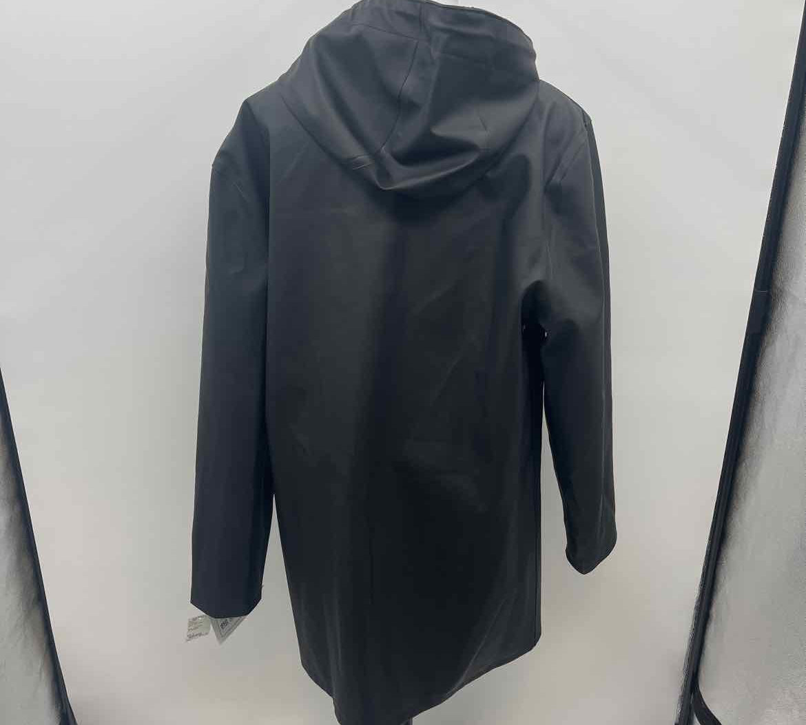 Stutterheim Men's Black Solid Raincoat