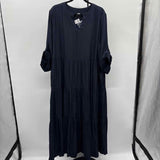 Chico's Women's Size 20 Navy Textured Dress