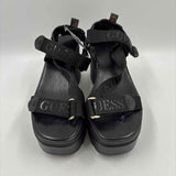 Guess Women's Shoe Size 7.5 Black Solid Sandals