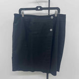 Adrian Jordan Women's Size 16 Black Solid Skirt
