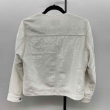Dolce Cabo Women's Size M White Sequins Jacket
