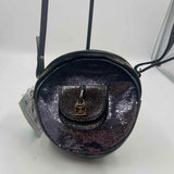 Patrizia Pepe Women's Navy Luxe Sequined Purse